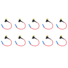 10X 2-Insert Blade Fuse Adapter Voltage Tap compatible Automotive Fuses ATT Mini Low Profile