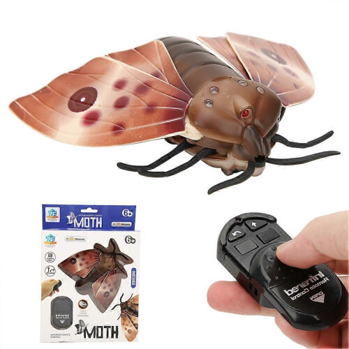 Remote Control Infrared High Simulation Insect Moth Kid Trick Playing Toy Prop 1