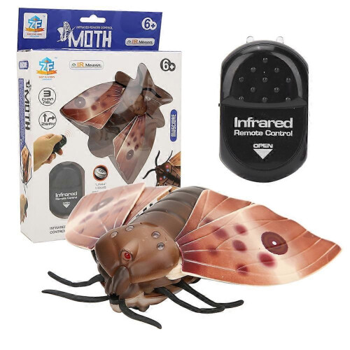 Remote Control Infrared High Simulation Insect Moth Kid Trick Playing Toy Prop 2