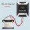MPPT Solar Charge Controller 20A Solar Panel PV Regulator for 12V/24V/48V Lithium/Lead-Acid/Iron Phosphate Battery 4
