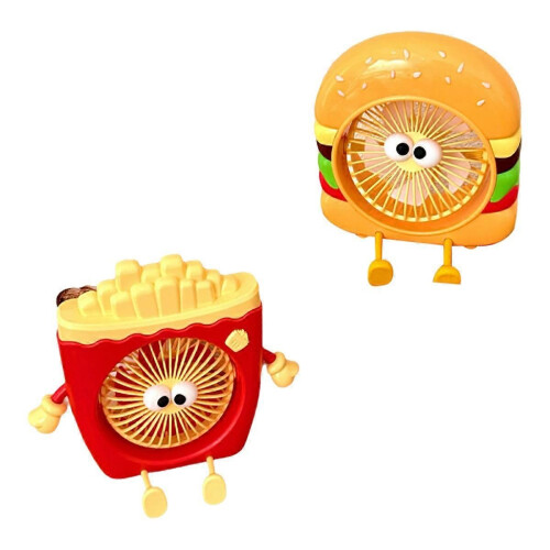 Παιχνίδι φαγητού, burger, τηγανητές πατάτες, μικρός ανεμισ