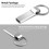 64GB USB2.0 Metal U Disk USB Flash Driver Portable Shockproof Anti-fall U Disk with Key Ring Plug and Play Silver 2