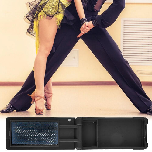 Φορητή βούρτσα παπουτσιών χορού Ballroom, για χορούς Latin, Salsa, Tango (Μαύρη) 1