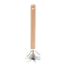 Stainless Steel Meat Chopper,6-Blade Ground Beef Chopper Potato Masher Hamburger Smasher Tool for K