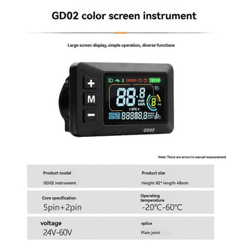 24V 36V 48V 30A Brushless Controller LCD Display+130X Throttle Kit 2