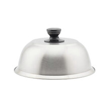 Grill Dome Cover Stainless Steel Burger Cover Round Pot Lids Cover