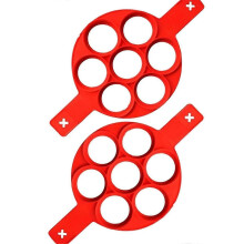 Stampo universale per pancake con funzione di ribaltamento, stampo multifunzionale per pancake