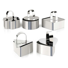 Stainless Steel Mousse Ring Cake Mold Tools Kitchen Bakeware Cake Molds DIY Cupcake Salad Dessert