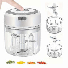 Νέος ηλεκτρικός μίνι κόφτης USB 100/250ml για σκόρδο και λαχα