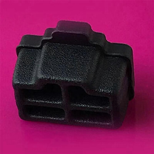 100 τεμάχια μαύρη θύρα διανομέα Ethernet RJ45, κάλυμμα προστασία 1