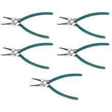 5Pcs Oil Pipe Pliers Car Fuel Pipe Disassembly Pliers Oil Pipe Joint Clamps Pipe Disassembly Tools for Filters Green