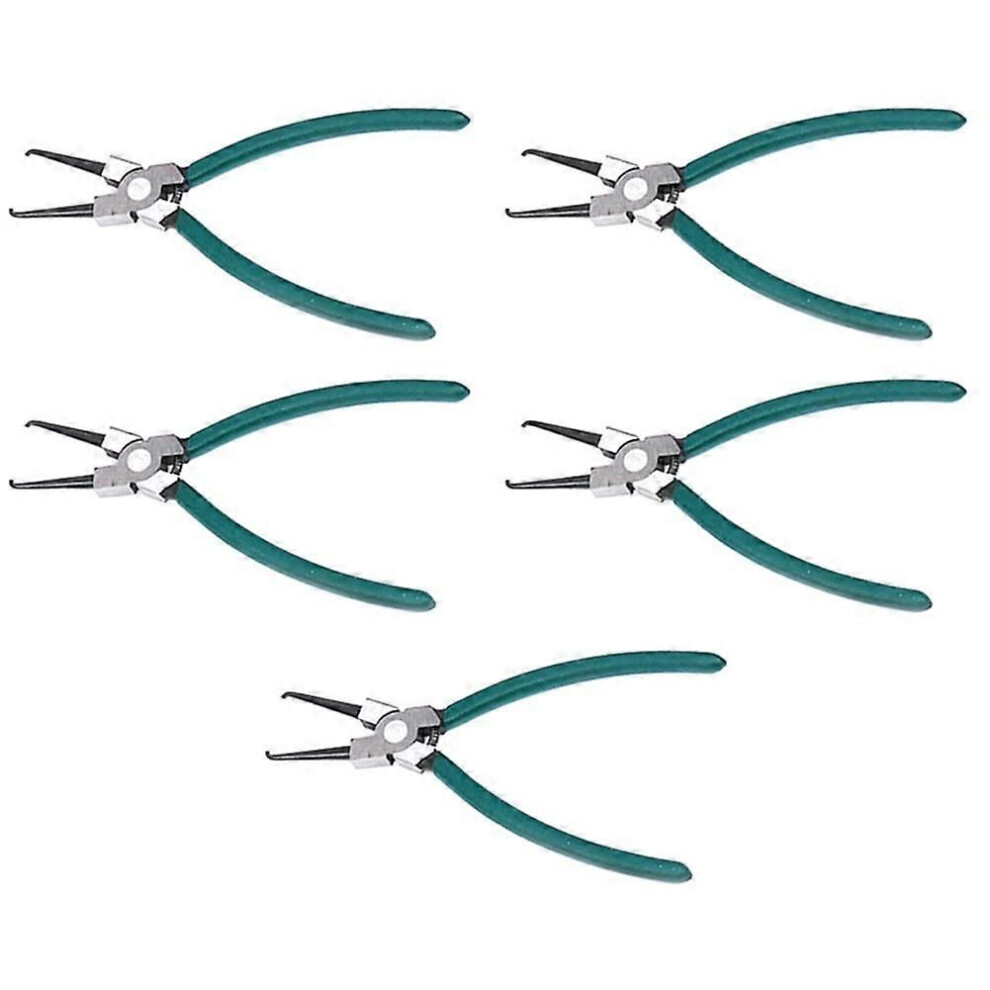 5Pcs Oil Pipe Pliers Car Fuel Pipe Disassembly Pliers Oil Pipe Joint Clamps Pipe Disassembly Tools For Filters Green 9152359582209