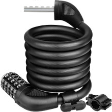 Robustes 1500 mm x 12 mm Fahrradkabelschloss mit 5-stelligem Code für Fahrrad, Motorrad, Tür, Tor und