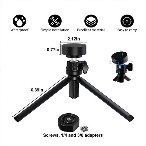 Alloy Tripod Mount compatible for Mini with Bracket Pipe 1/4 Screw 1