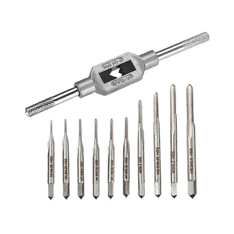 10Pcs Micro-Taps Bit Small Hand Screw Thread Taps M1-M3.5 Hss 9152359583572