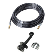 6M High Pressure Washer Sewer Drain Hose compatible for Karcher K2 K3 High Pressure Cleaner Elbow Outlet Pipe with Clamp