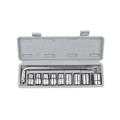 10Pcs Sleeve Combination Tool Set Ratchet Wheel Repair Emergency Set