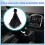 Car Shift Knob Dustproof Boot Gear Lever PU Leather Protective Cover 3