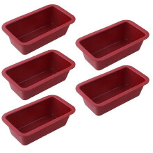 Silicone Baking Molds NonStick Cake Pans Mini Loaf Pan Easy Release Bread Toast Mould Kitchen Accessories Pastry Tool