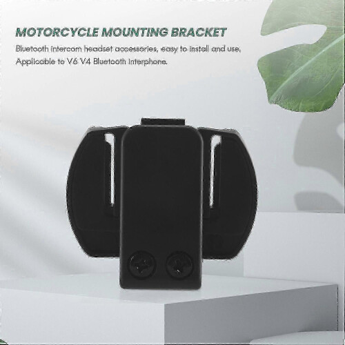 2 Pcs Motorcycle Helmet Intercom Clip Mounting Brackets for Vnetphone V6 V4 V2-500c Accessories 1