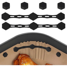 2 Sets Air Fryer Magnet Silicone Buckle, Air Fryer Liner Magnets for Holding Parchment Paper Magnet