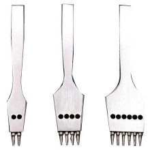 3Pcs 4mm Leather Craft Round Hole Leather Puncher Tool/Set
