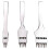 3Pcs 4mm Leather Craft Round Hole Leather Puncher Tool/Set 1