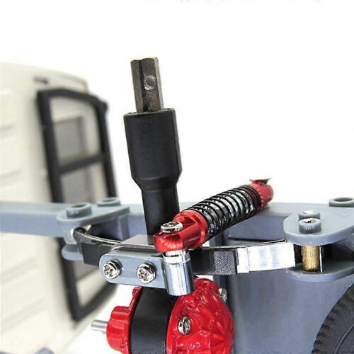 with Mount Fixed Bracket for D12 1/10 RC Car,Black 2