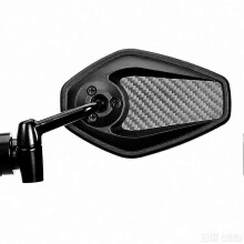 Bike Rearview Mirror 360 Rotation Anti-Glare Cycling Safety Mirror compatible for 16-21MM Bike Handlebar Left Bar End Mirror