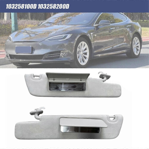 Left Side Sunshade with Mirror Sun Visor 103258100D for 1