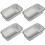 4Pcs Aluminum Alloy Loaf Tin Rectangular Non-Stick Bread Mould Bread Loaf Pans Baking Tools Kitchen 1