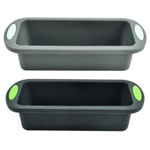 Stampo rettangolare in silicone compatibile con pane, polpettone e torte, antiaderente e riutilizzabile,
