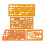 Map Marking Template Stencil Set - with 1:50,000 & 1:100,000 Scales for Precision Marking 1