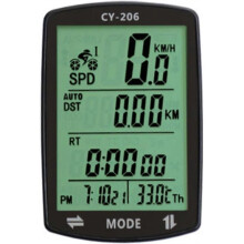 Ciclocomputer wireless impermeabile con tachimetro e contachilometri, multifunzione e timer per bicicletta.