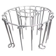 1SET Stainless Steel Vertical Grill Rack Skewer Holder Air Fryer Accessory with 24 Skewers Suitable