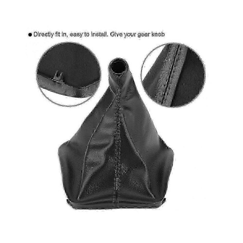 Leather Gear Stick Cover for E34 E36 E46 Shift Knob 2