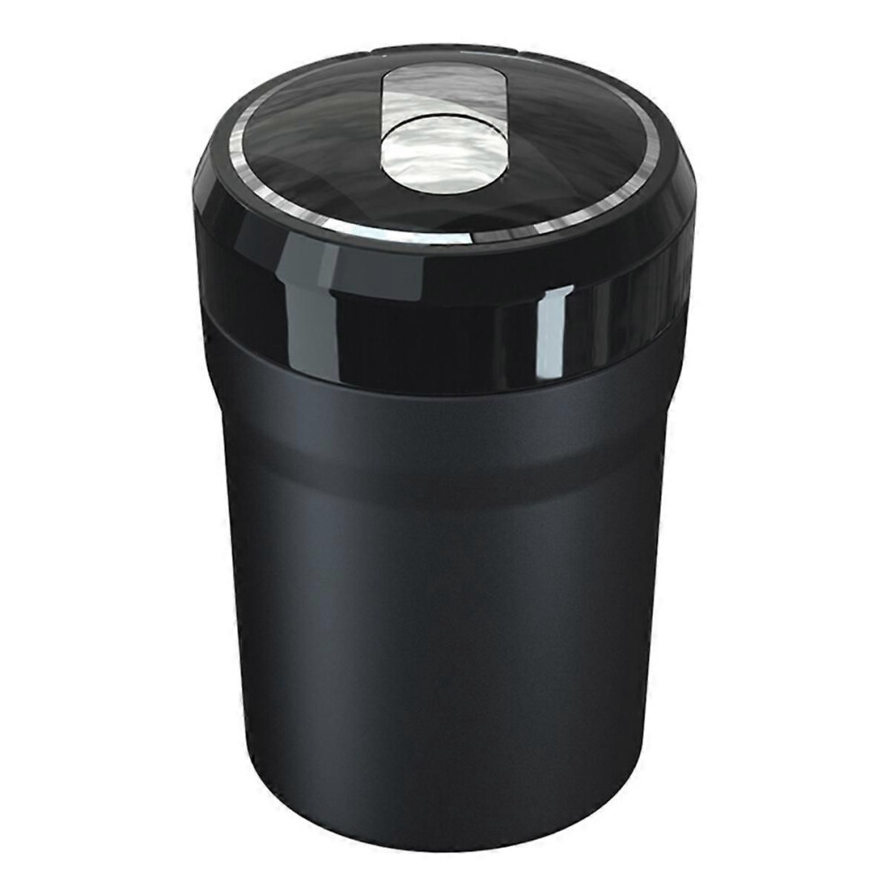 Car Ashtray, Portable Smokeless Cylinder Cup Holder Ash Tray, Smokeless Auto Ash Tray With Lid & Le 9409192769930