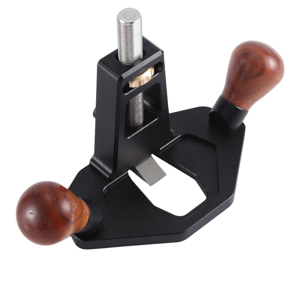 Router Plane With Adjustment Knob Woodworking Handheld Bottom Cleaning Manual Slotting Edge Trimming Flat Planer 9152359583411