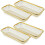 4 Pcs Gold Kitchen Drawer Organizer,Kitchen Drain Basket,Stackable Mesh Storage Baskets,for Holding 1