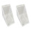 Triangle Sandwich Container Reusable Washable Sandwich Box Clear Sandwich Boxes 2PCS 1