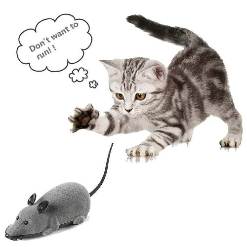 Wireless Electric Remote Control Mouse RC Toy for Cat Pet 2