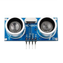 1 módulo ultrasónico HC-SR04 SR04 de 4 pines, sensor transductor de medición de distancia.