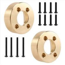 2Pcs 110G Brass Counterweight Balance Weight for Absima CR3.4 SHERPA KHAMBA CR1.8 Yucatan RC Crawler