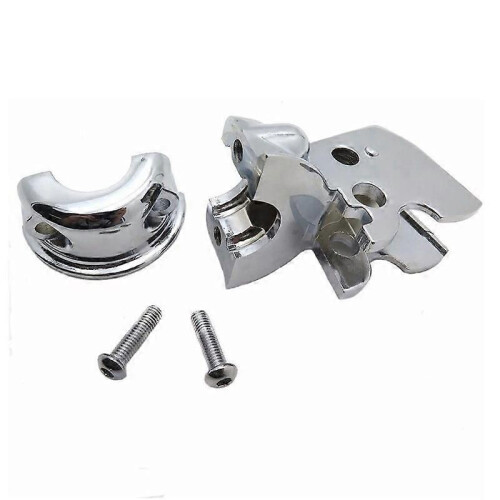 Motorcycle Clutch Lever Mount Bracket Perch Fit for Super Glide Bob(Silver)