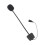 compatible PACKTALK Edge Motorcycle Bluetooth Intercom Microphone Cord Microphone 3