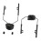 Pickup Headphones Rail Bracket Multi-Angle Adjustable Flip Ear Cups Fixed Bracket Helmet Accessories Green 2