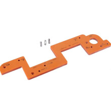 Arc Grooving Auxiliary Tool Handle-Free Slotting Mold Woodworking Round Corner Radius Template compatible W