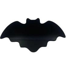 Halloween Table Coasters Acrylic Bat Shape Drink Cup Mat Halloween Table Placemats for Home Decoration Kitchen