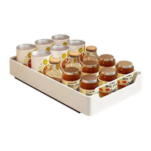 Pull-Out Kitchen Storage Box, Cabinet Organizer Rack, Spice Pantry Shelves, Drawer Basket, Easy Install, Quiet Slide