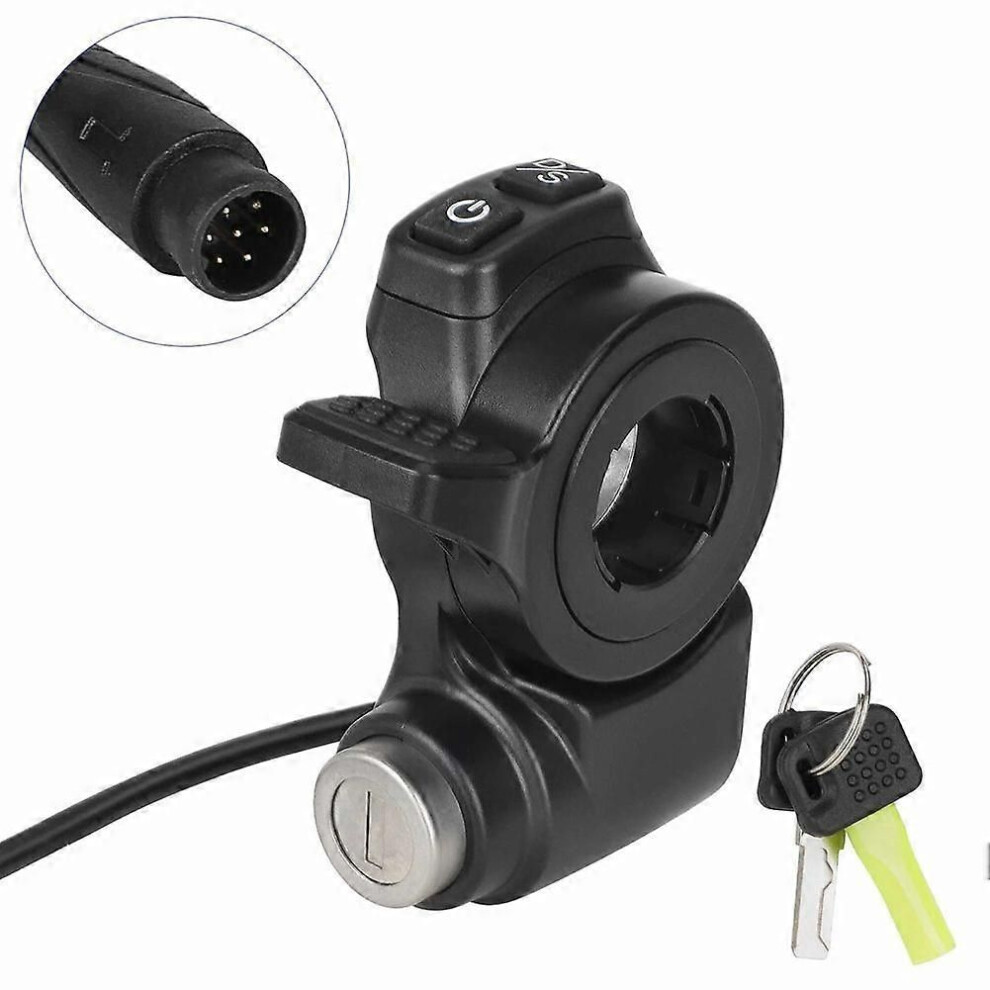 For G2 Master Electric Scooter Ignition Lock 7Pin Integrated Throttle Switch With Key 9152359587297